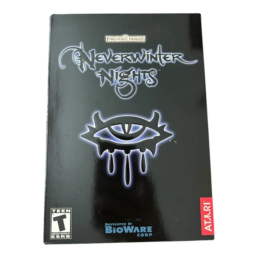 Bio Ware Neverwinter Nights Forgotten Realms PC CD-ROM Video Game Complete CIB